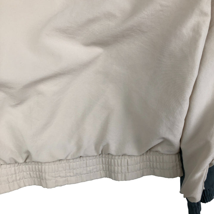 2000'S Adidas Back Logo Windbreaker, Men's Size Medium polyester Khaki type sage green Vintage Second Hand