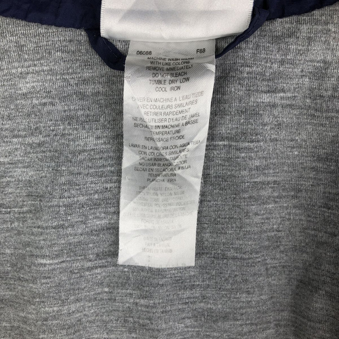 Vintage 90s-00'S Adidas nylon jacket with back logo, size L, men's Nylon navy blue type Vintage Second Hand