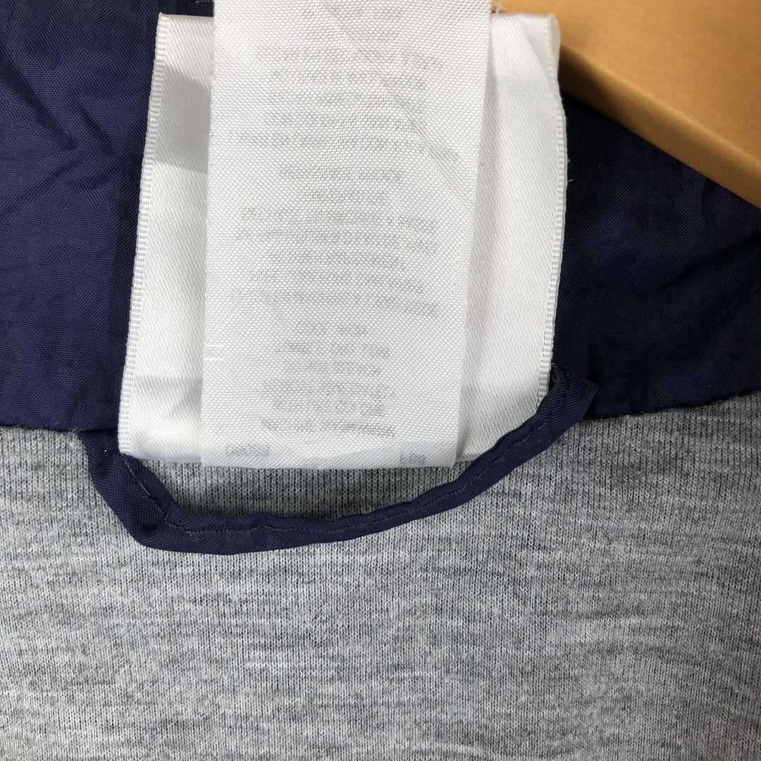 Vintage 90s-00'S Adidas nylon jacket with back logo, size L, men's Nylon navy blue type Vintage Second Hand