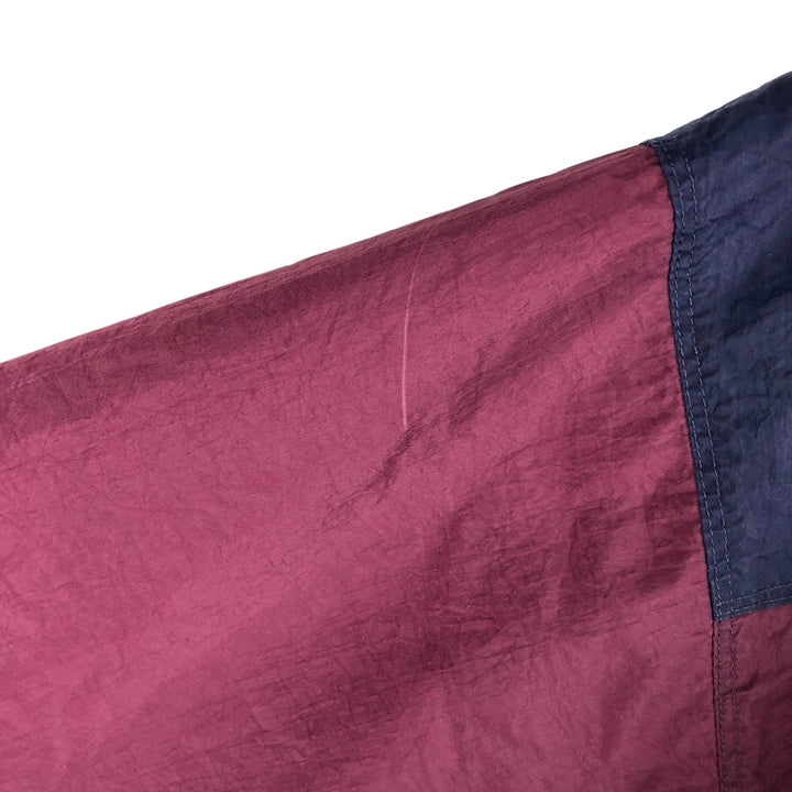 Vintage 90s-00'S Adidas nylon jacket with back logo, size L, men's Nylon navy blue type Vintage Second Hand