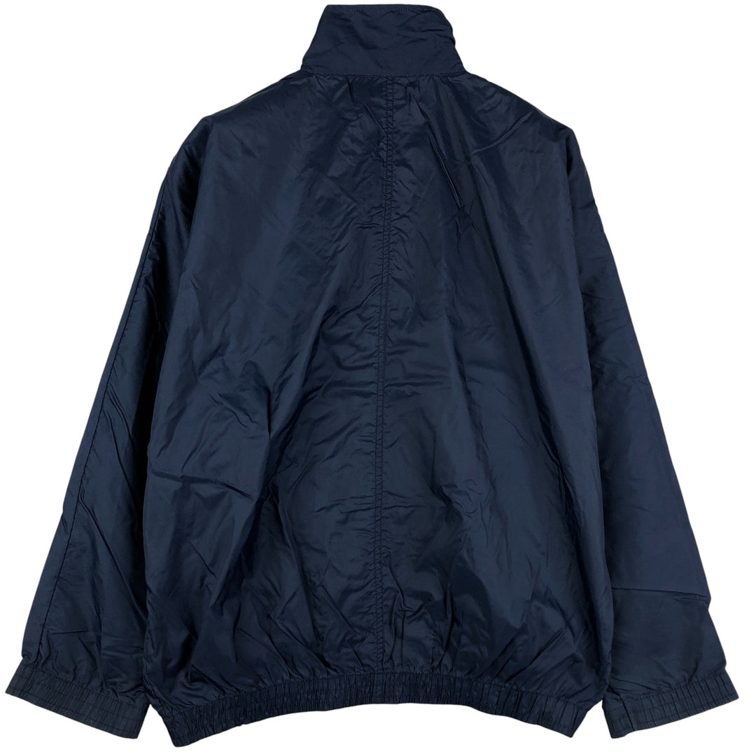 Vintage 70s-80'S Adidas Trefoil Logo Nylon Jacket, Men's Size XL Nylon navy blue type Vintage Second Hand