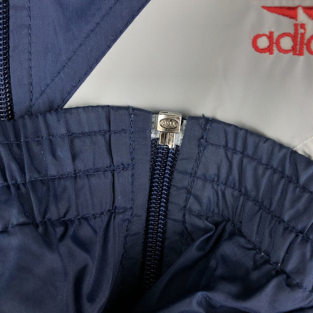 Vintage 70s-80'S Adidas Trefoil Logo Nylon Jacket, Men's Size XL Nylon navy blue type Vintage Second Hand