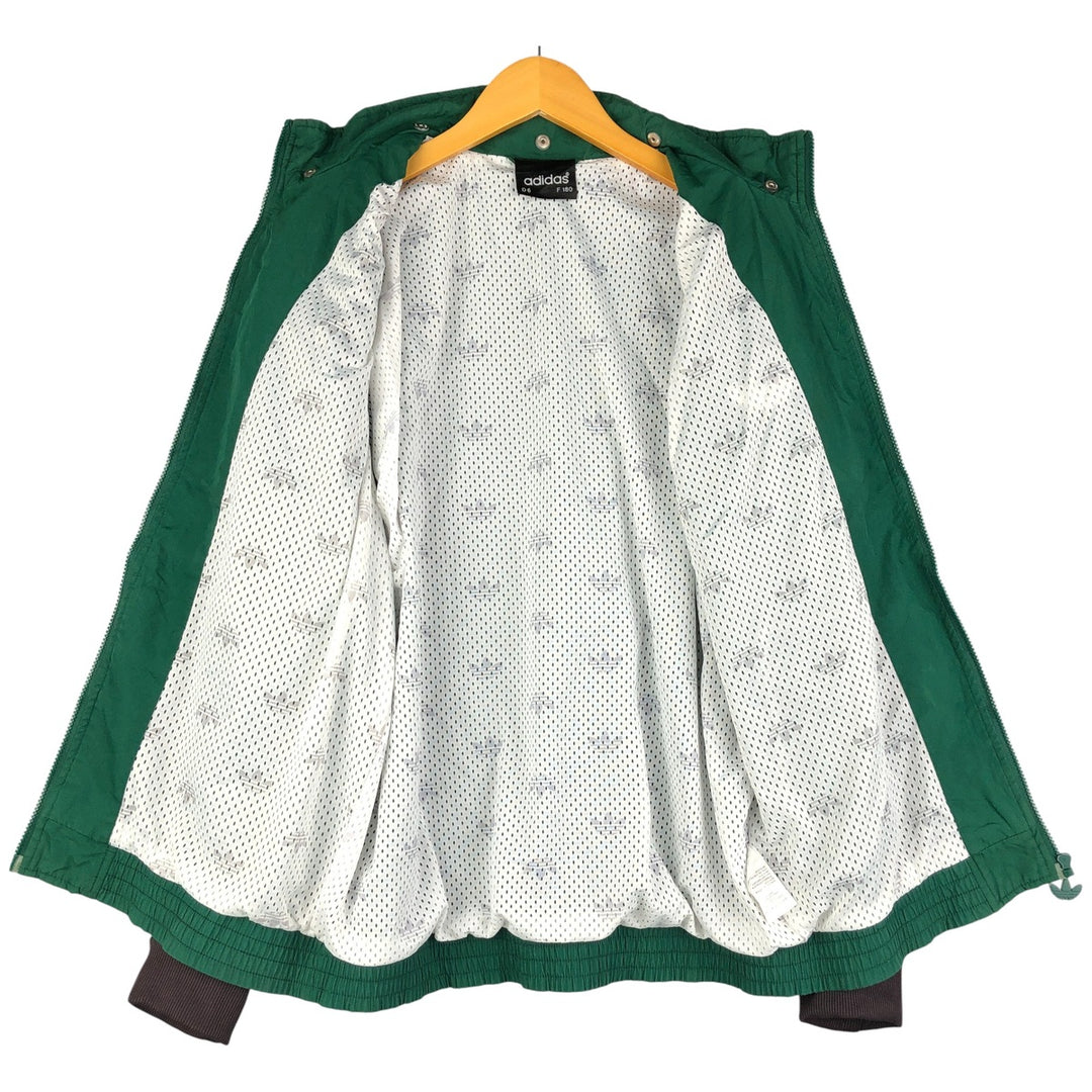 Vintage 80s-90'S Adidas Trefoil Logo Windbreaker, Men's Size Medium polyester green type Vintage Second Hand