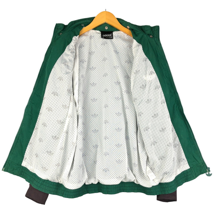 Vintage 80s-90'S Adidas Trefoil Logo Windbreaker, Men's Size Medium polyester green type Vintage Second Hand