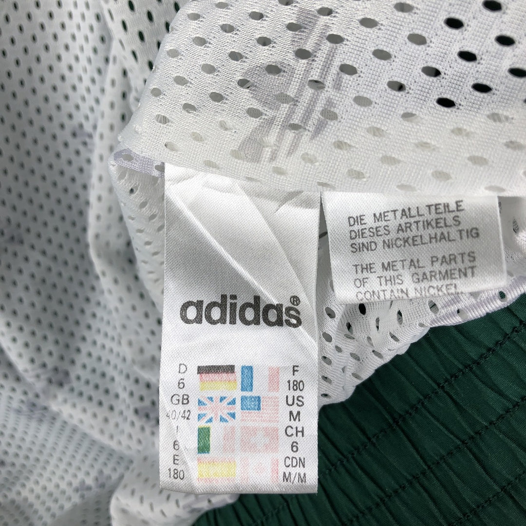 Vintage 80s-90'S Adidas Trefoil Logo Windbreaker, Men's Size Medium polyester green type Vintage Second Hand