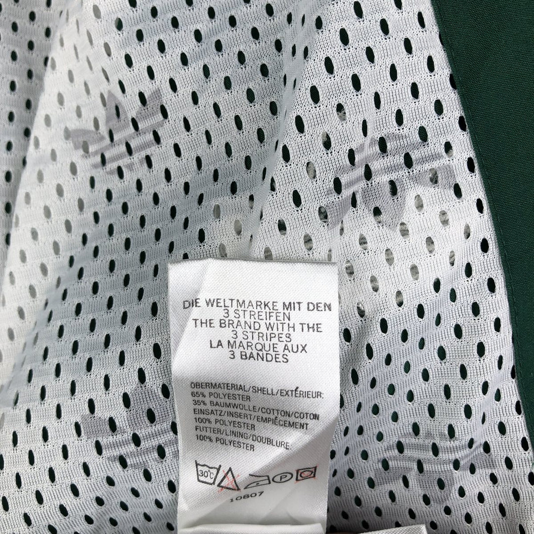 Vintage 80s-90'S Adidas Trefoil Logo Windbreaker, Men's Size Medium polyester green type Vintage Second Hand