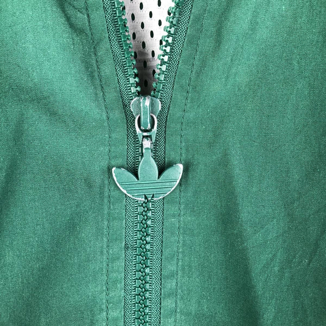 Vintage 80s-90'S Adidas Trefoil Logo Windbreaker, Men's Size Medium polyester green type Vintage Second Hand