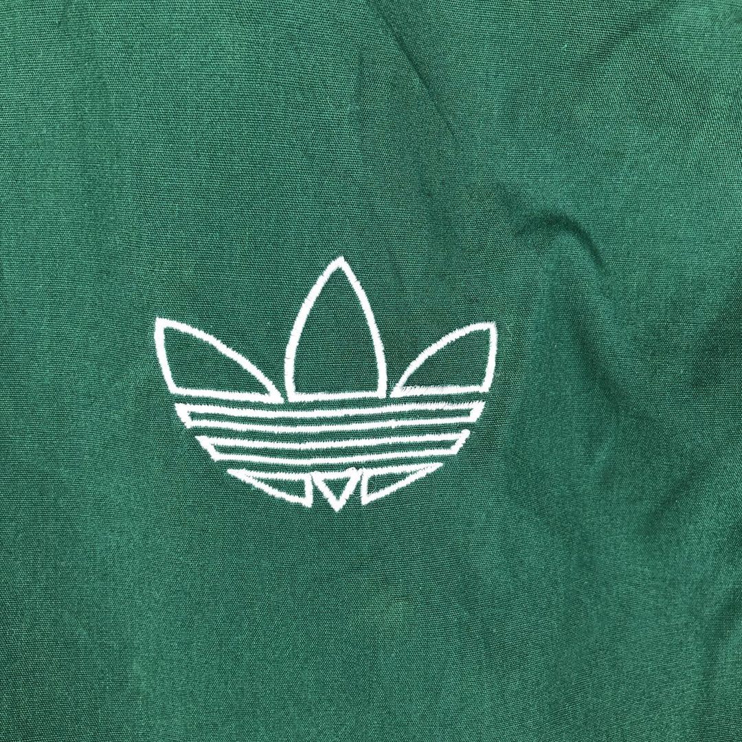 Vintage 80s-90'S Adidas Trefoil Logo Windbreaker, Men's Size Medium polyester green type Vintage Second Hand