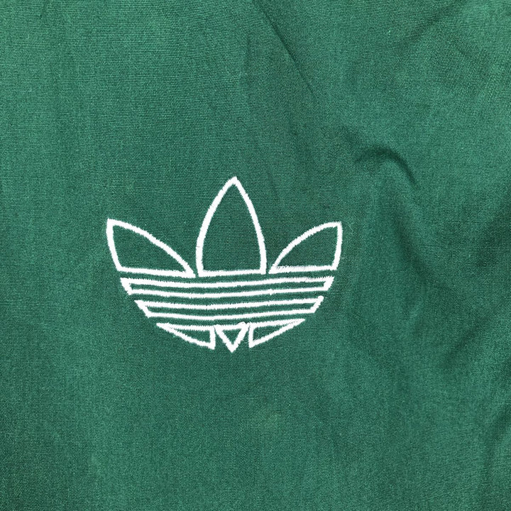 Vintage 80s-90'S Adidas Trefoil Logo Windbreaker, Men's Size Medium polyester green type Vintage Second Hand
