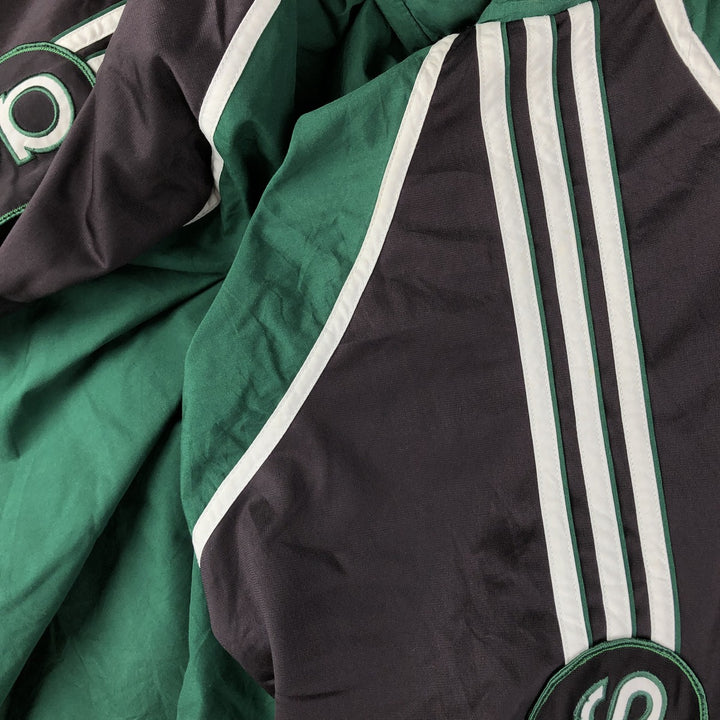 Vintage 80s-90'S Adidas Trefoil Logo Windbreaker, Men's Size Medium polyester green type Vintage Second Hand