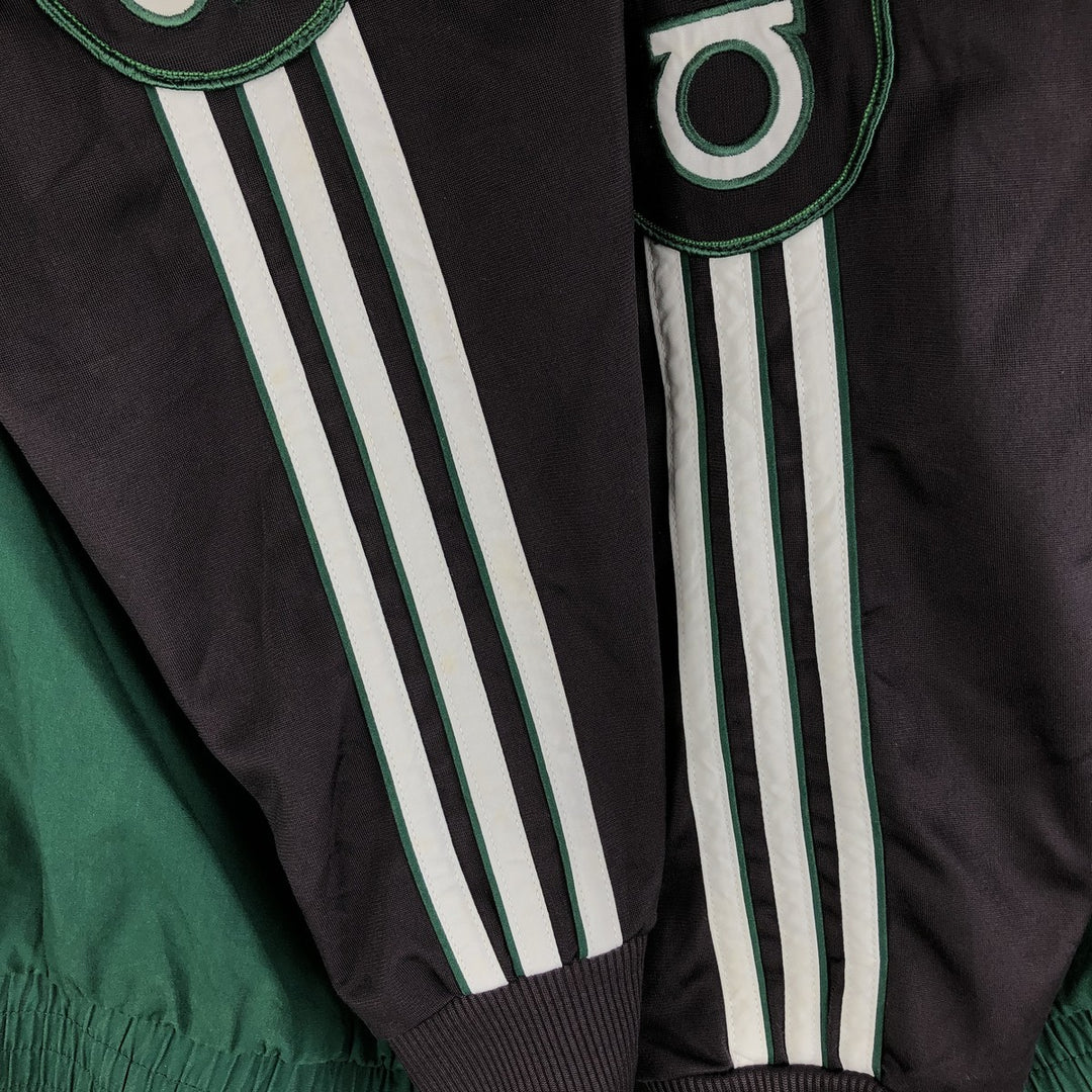 Vintage 80s-90'S Adidas Trefoil Logo Windbreaker, Men's Size Medium polyester green type Vintage Second Hand