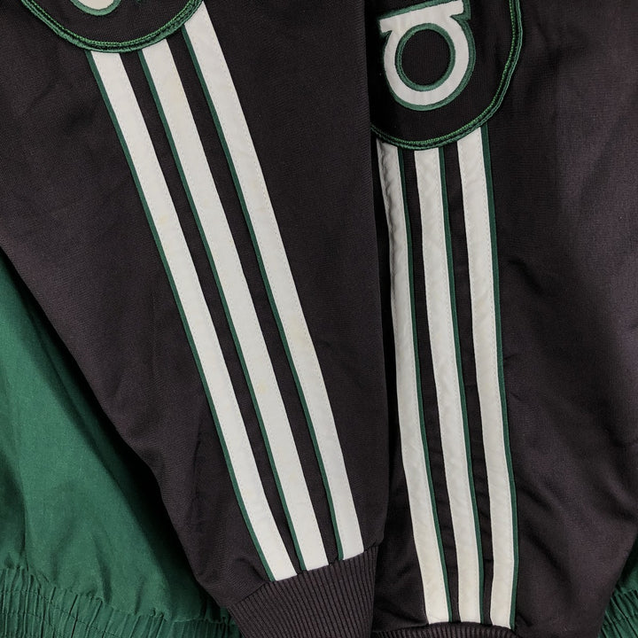 Vintage 80s-90'S Adidas Trefoil Logo Windbreaker, Men's Size Medium polyester green type Vintage Second Hand