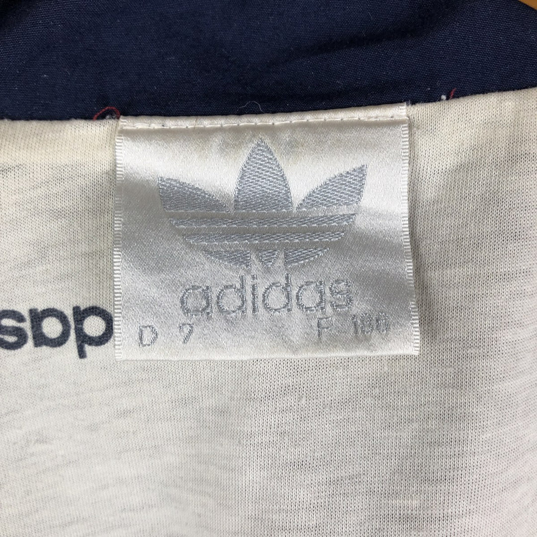 80'S Adidas Windbreaker Men's Size L Vintage polyester wine-red Vintage Second Hand