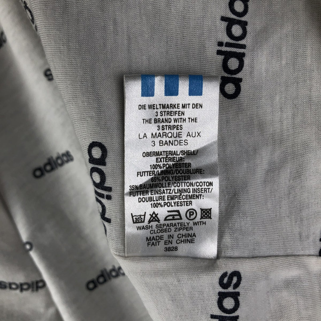 80'S Adidas Windbreaker Men's Size L Vintage polyester wine-red Vintage Second Hand