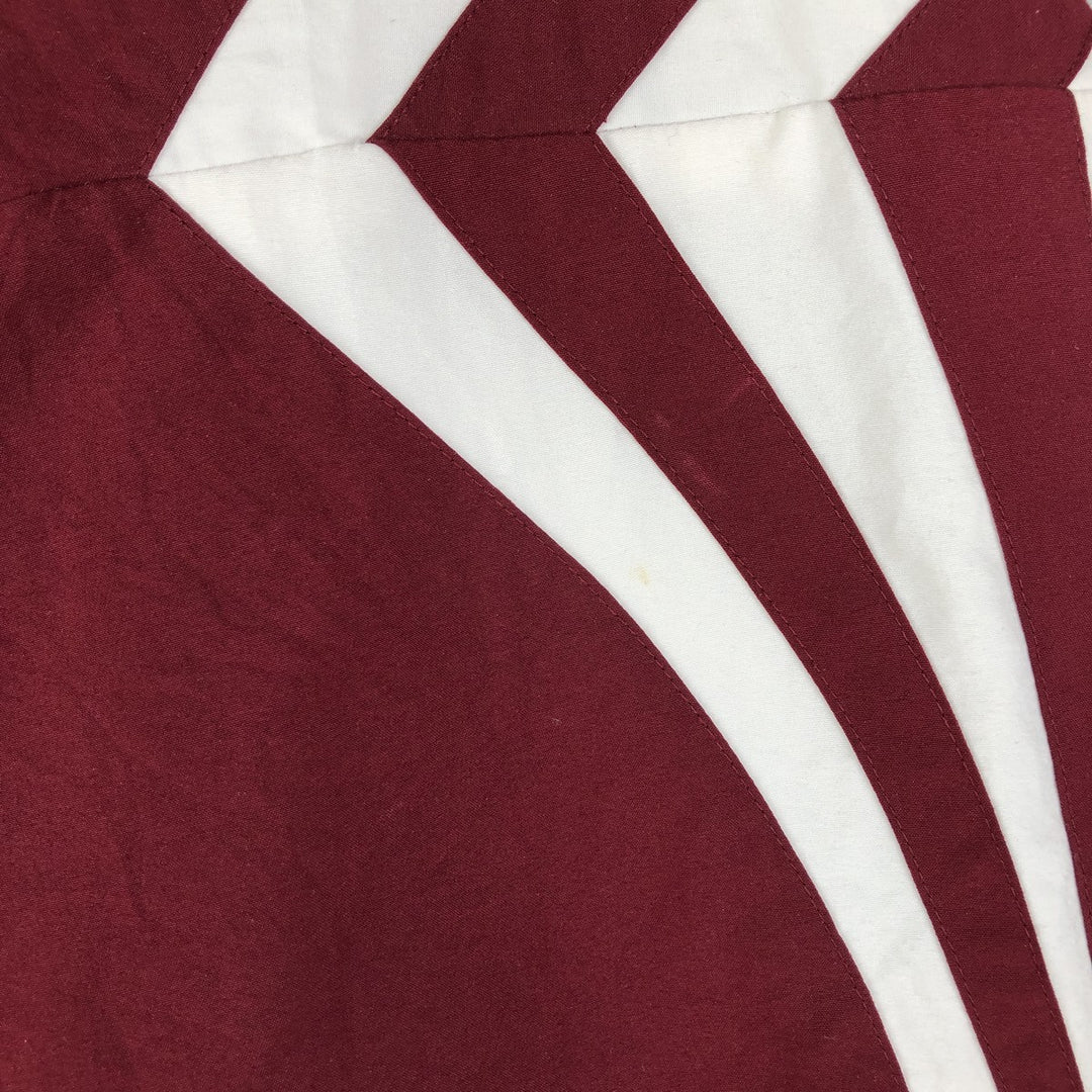 80'S Adidas Windbreaker Men's Size L Vintage polyester wine-red Vintage Second Hand