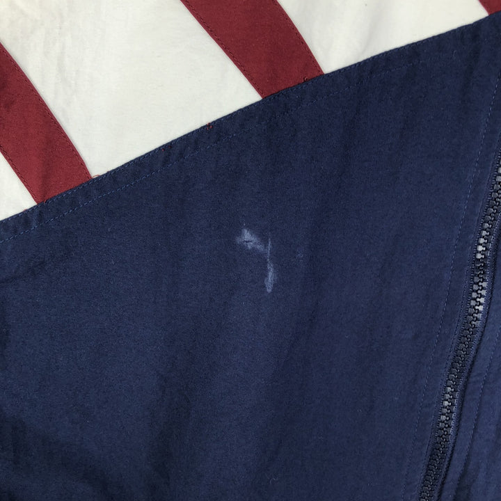 80'S Adidas Windbreaker Men's Size L Vintage polyester wine-red Vintage Second Hand