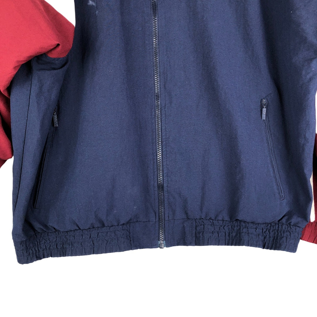 80'S Adidas Windbreaker Men's Size L Vintage polyester wine-red Vintage Second Hand