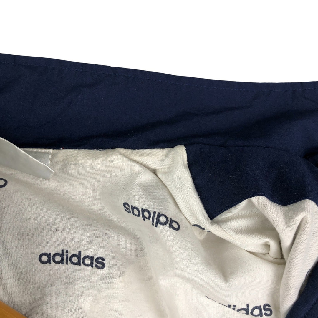 80'S Adidas Windbreaker Men's Size L Vintage polyester wine-red Vintage Second Hand