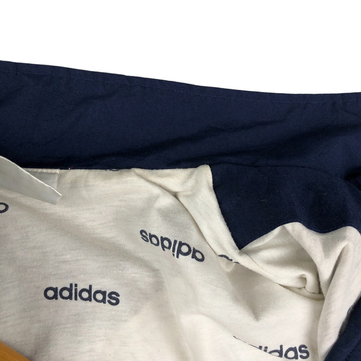 80'S Adidas Windbreaker Men's Size L Vintage polyester wine-red Vintage Second Hand