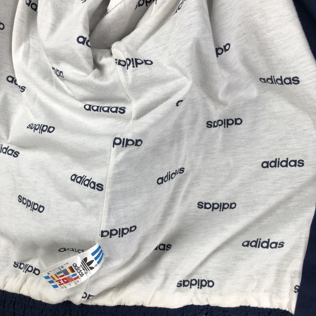 80'S Adidas Windbreaker Men's Size L Vintage polyester wine-red Vintage Second Hand