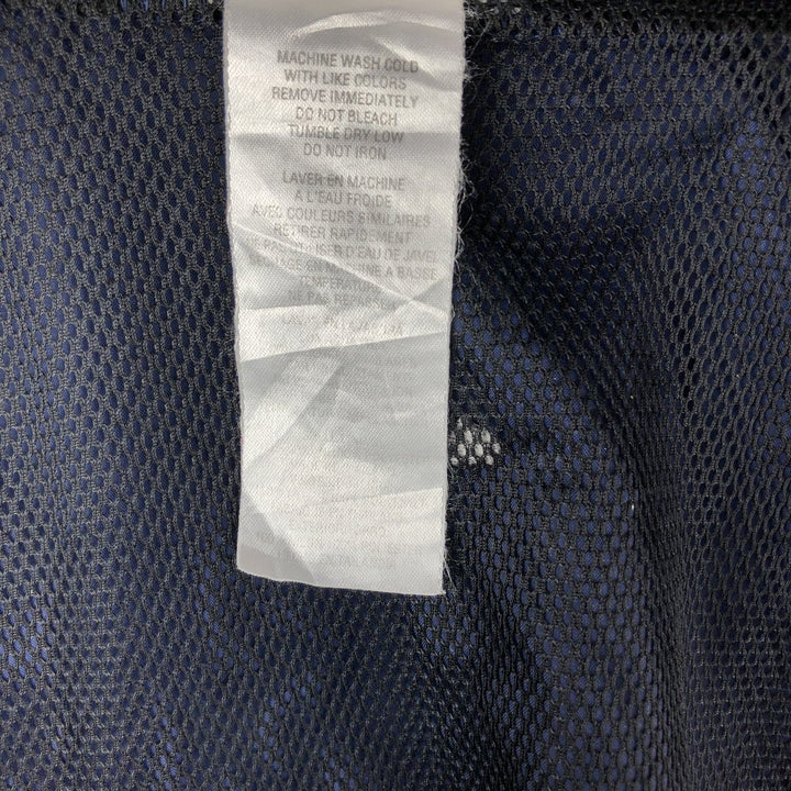 Vintage 90'S Adidas 3-Striped Nylon Jacket, Men's Size L Nylon navy blue type Vintage Second Hand