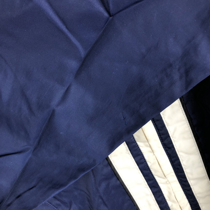 Vintage 90'S Adidas 3-Striped Nylon Jacket, Men's Size L Nylon navy blue type Vintage Second Hand