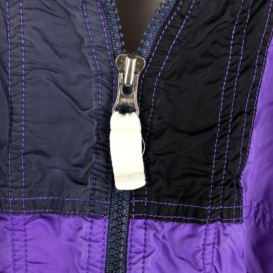 Vintage 90'S Nike silver tag nylon jacket, size S, men's Nylon purple type Vintage Second Hand