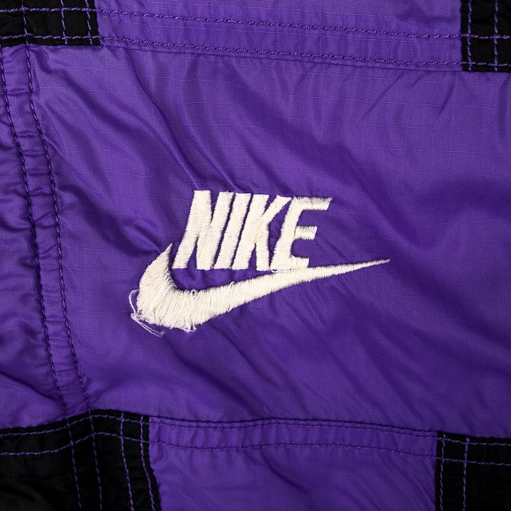Vintage 90'S Nike silver tag nylon jacket, size S, men's Nylon purple type Vintage Second Hand