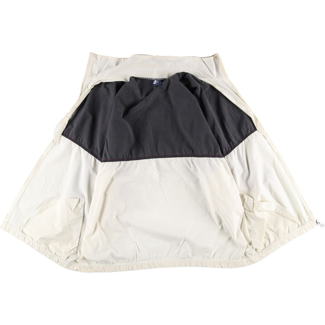 Vintage 1980'S Nike Navy Tag Windbreaker, Made in USA, Men's XXL cotton Charcoal Vintage Second Hand