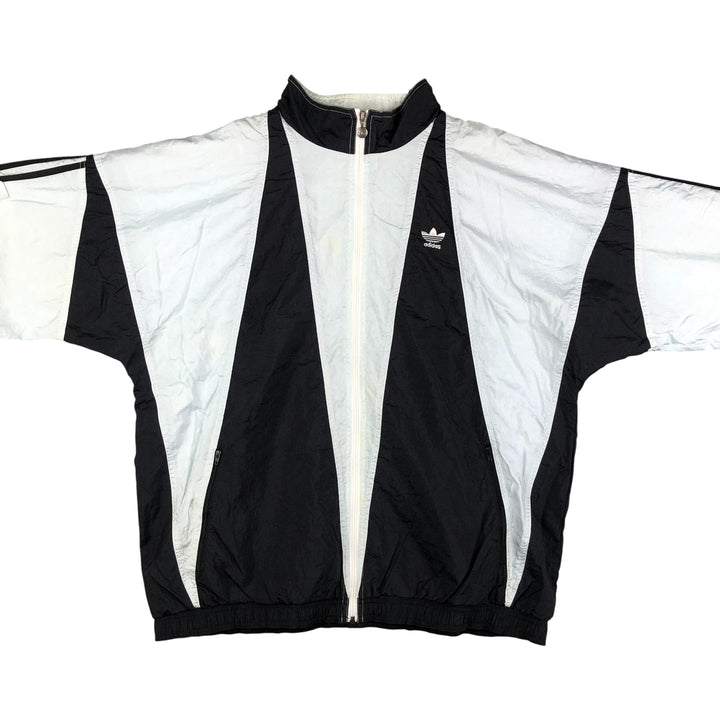 Vintage 80s-90'S Adidas nylon jacket, men's XL size Nylon Blue type light blue Vintage Second Hand