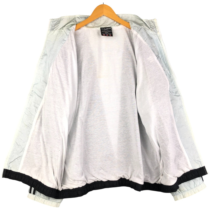 Vintage 80s-90'S Adidas nylon jacket, men's XL size Nylon Blue type light blue Vintage Second Hand