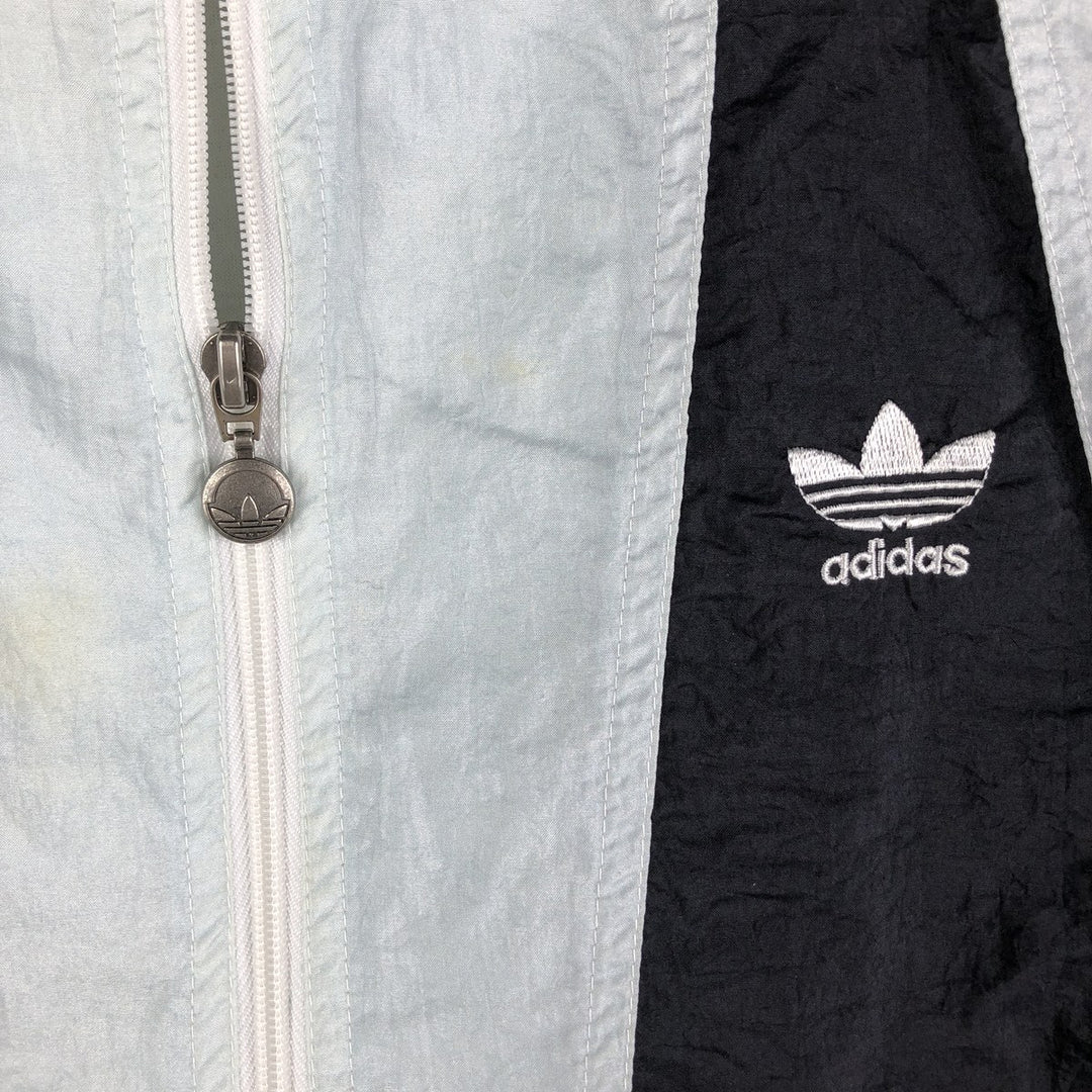 Vintage 80s-90'S Adidas nylon jacket, men's XL size Nylon Blue type light blue Vintage Second Hand