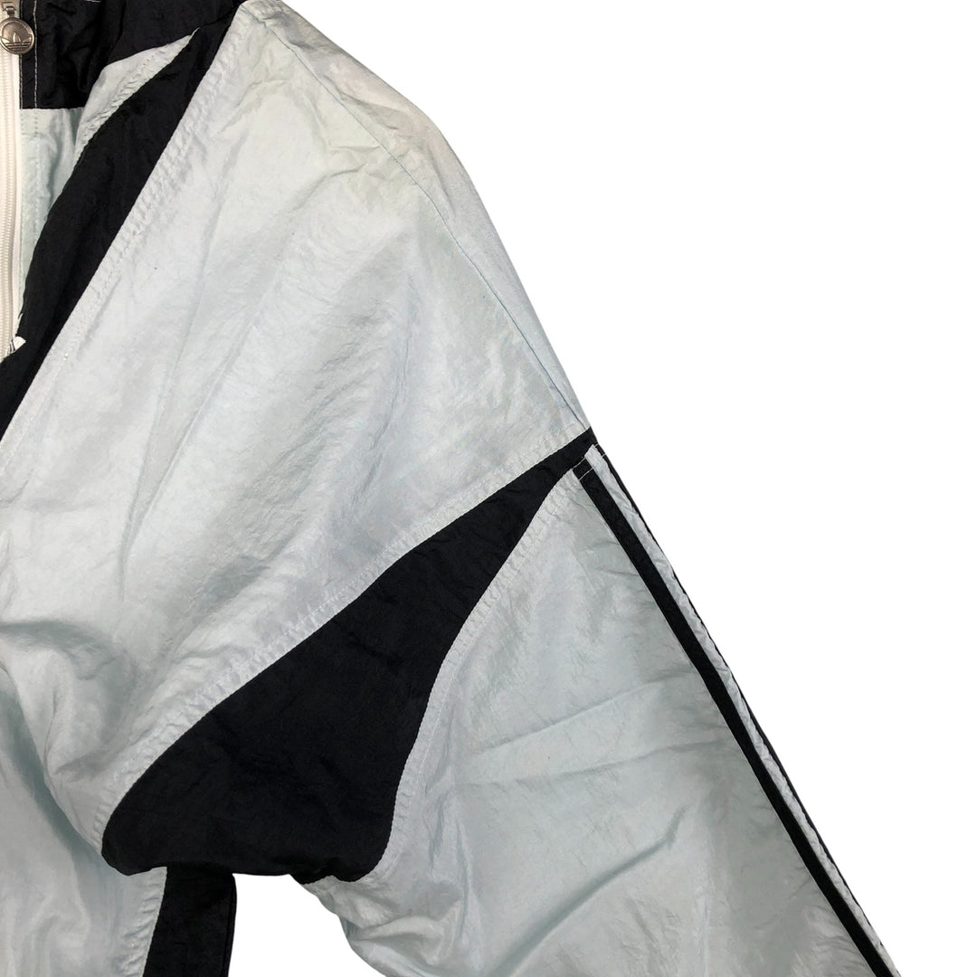 Vintage 80s-90'S Adidas nylon jacket, men's XL size Nylon Blue type light blue Vintage Second Hand