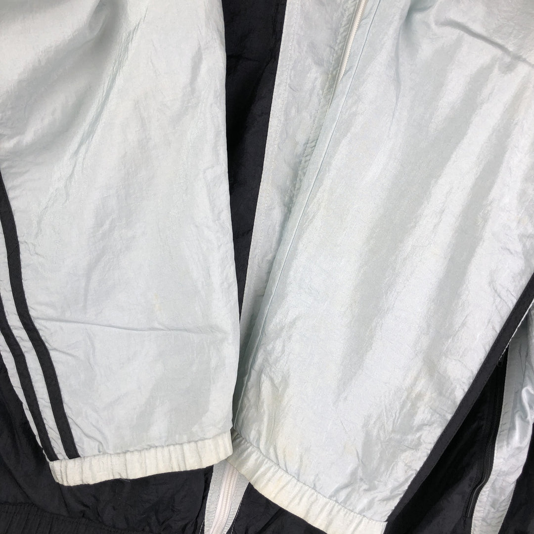 Vintage 80s-90'S Adidas nylon jacket, men's XL size Nylon Blue type light blue Vintage Second Hand