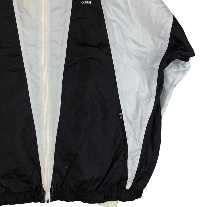 Vintage 80s-90'S Adidas nylon jacket, men's XL size Nylon Blue type light blue Vintage Second Hand