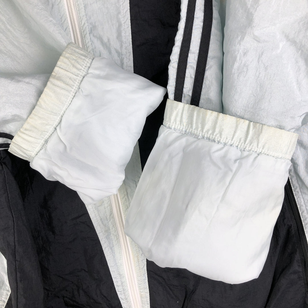 Vintage 80s-90'S Adidas nylon jacket, men's XL size Nylon Blue type light blue Vintage Second Hand