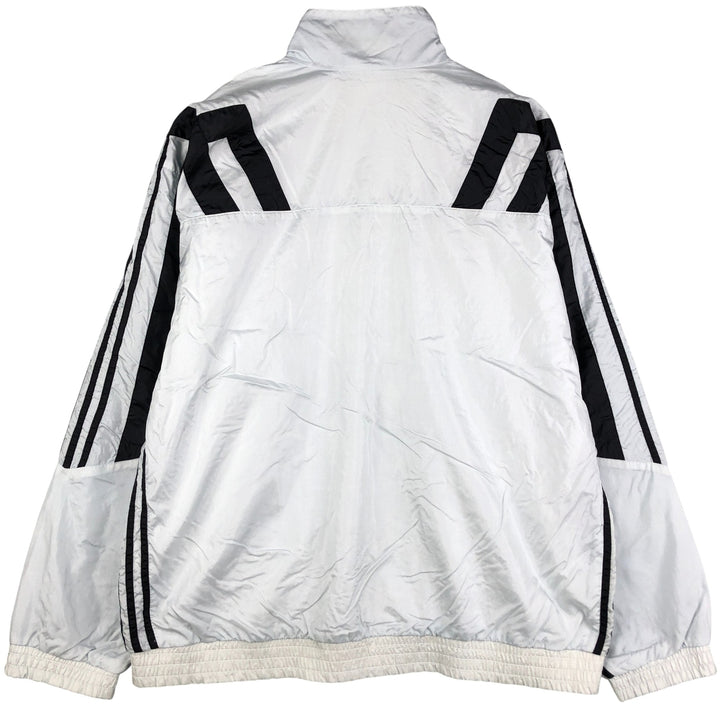 80'S Adidas nylon jacket, men's XL size, vintage Nylon Silver type Vintage Second Hand