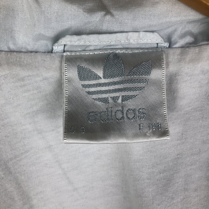 80'S Adidas nylon jacket, men's XL size, vintage Nylon Silver type Vintage Second Hand