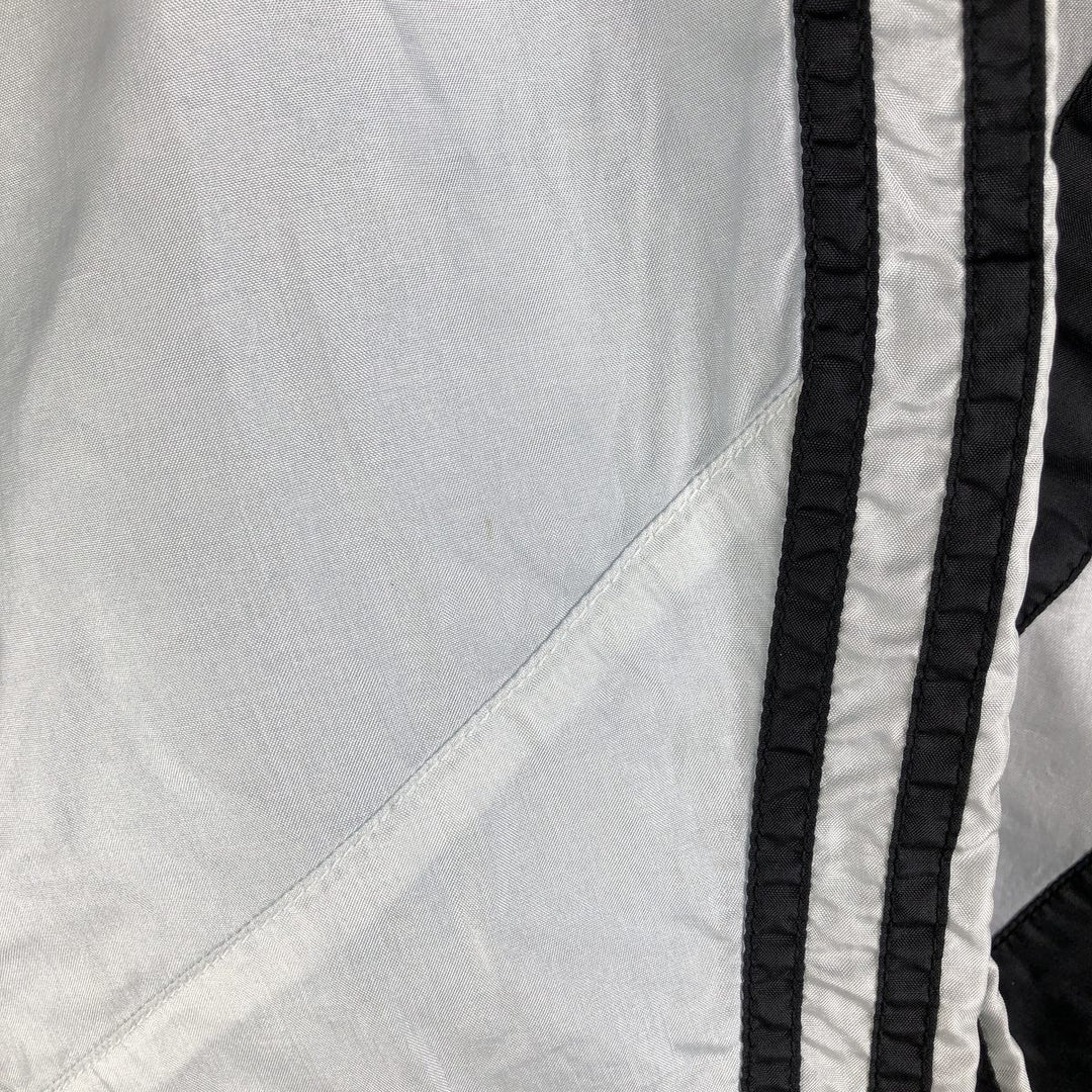 80'S Adidas nylon jacket, men's XL size, vintage Nylon Silver type Vintage Second Hand