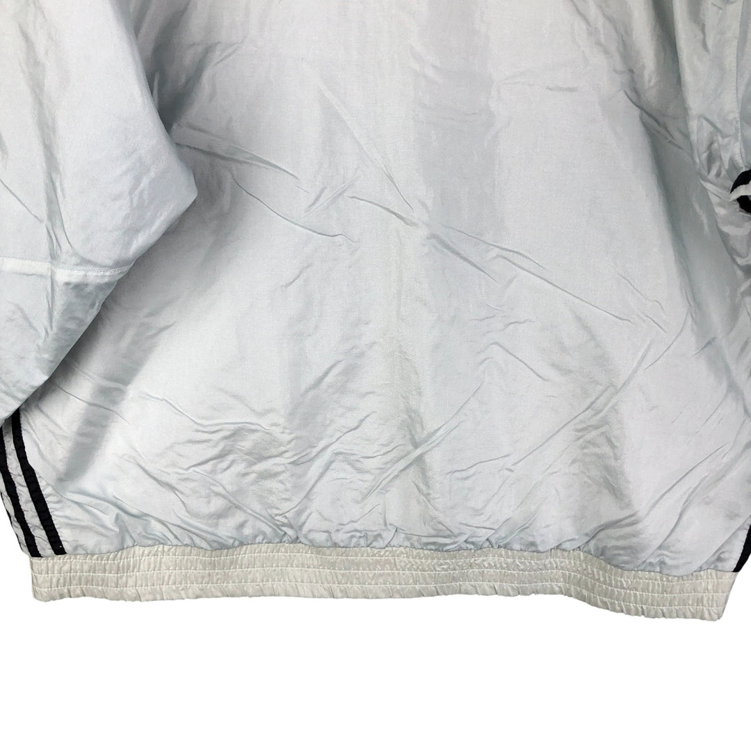 80'S Adidas nylon jacket, men's XL size, vintage Nylon Silver type Vintage Second Hand