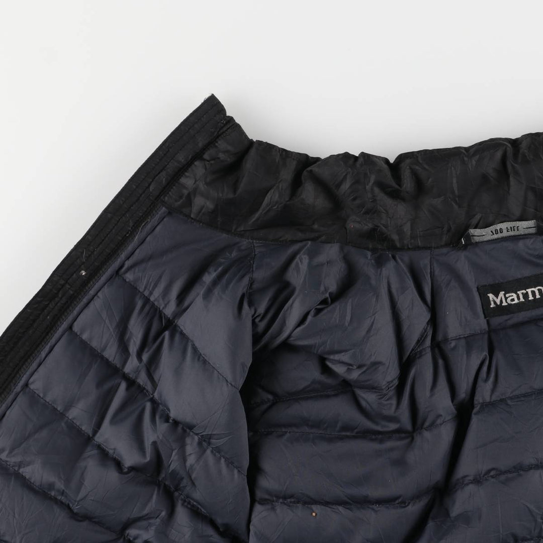 2000'S Marmot Ripstop 700 Fill Power Down Jacket, Men's Size L polyester black type Vintage Second Hand