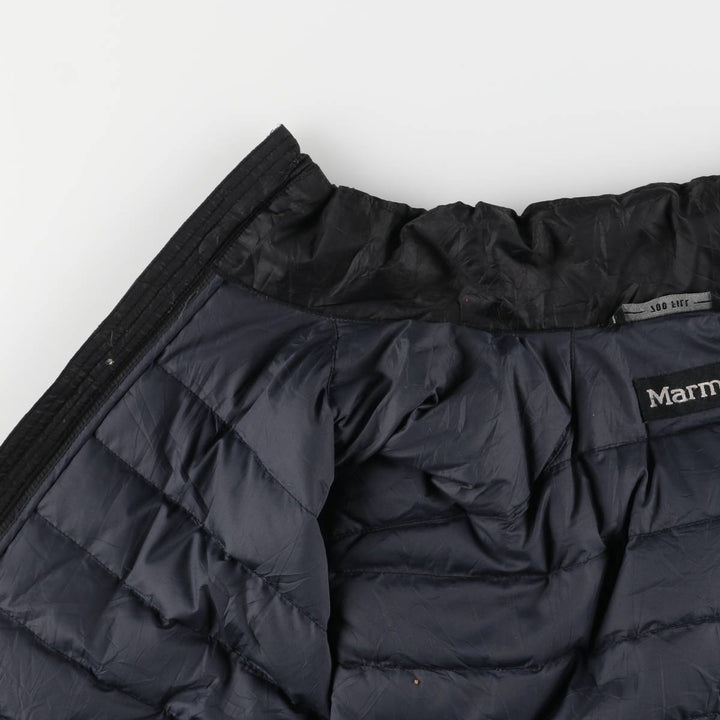 2000'S Marmot Ripstop 700 Fill Power Down Jacket, Men's Size L polyester black type Vintage Second Hand