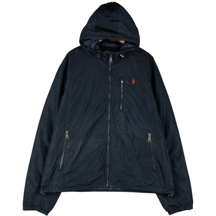 Ralph Lauren POLO RALPH LAUREN Down Parka Men's XXL polyester navy blue type Vintage Second Hand