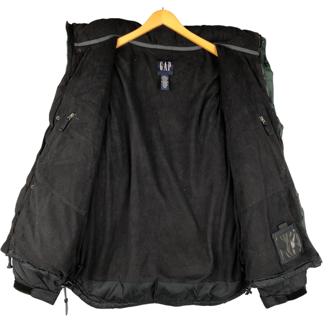 2000'S GAP Down Jacket Men's Size L Nylon black type Vintage Second Hand