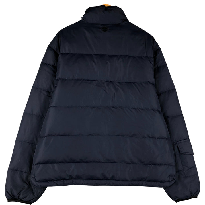 Vintage 90s-00'S Timberland down jacket, men's size L Nylon navy blue type Vintage Second Hand