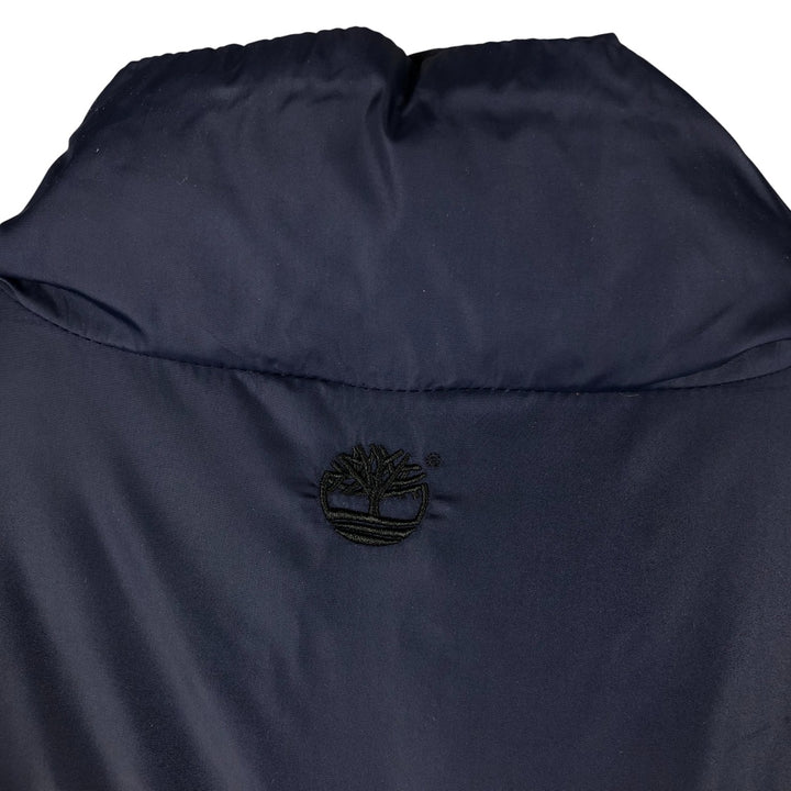 Vintage 90s-00'S Timberland down jacket, men's size L Nylon navy blue type Vintage Second Hand