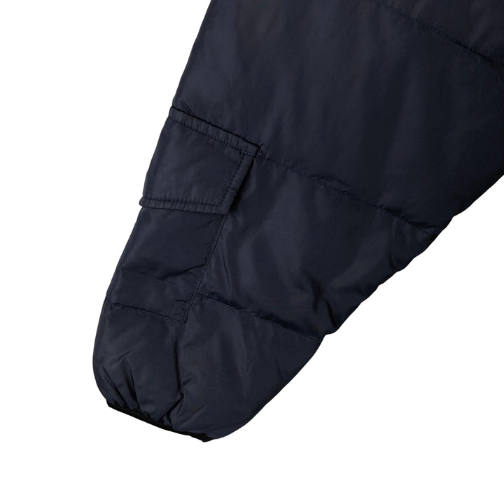 Vintage 90s-00'S Timberland down jacket, men's size L Nylon navy blue type Vintage Second Hand