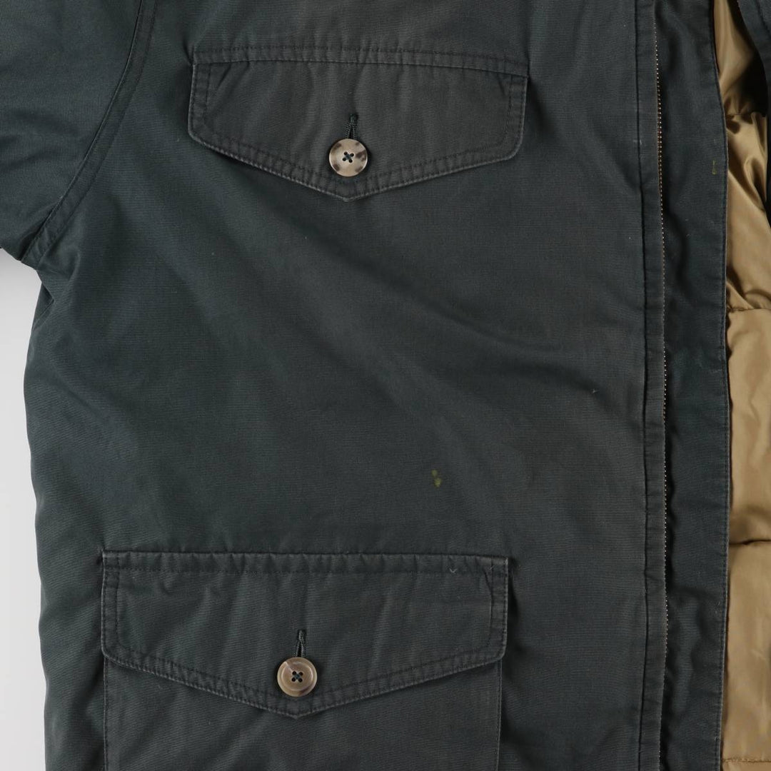 Vintage 80s-90'S Eddie Bauer Black Tag Goose Down Jacket, Men's XL polyester Khaki type Vintage Second Hand