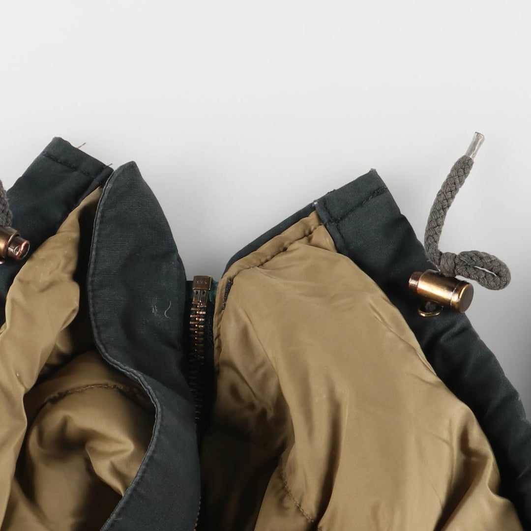 Vintage 80s-90'S Eddie Bauer Black Tag Goose Down Jacket, Men's XL polyester Khaki type Vintage Second Hand