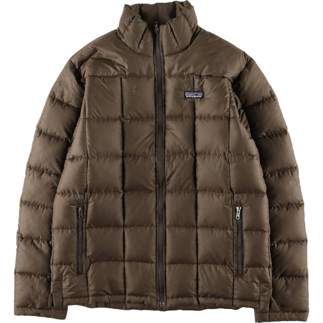 Patagonia Calder Down Jacket 27580FA11 Ripstop Goose Down Jacket, Men's Size Medium polyester brown type Vintage Second Hand